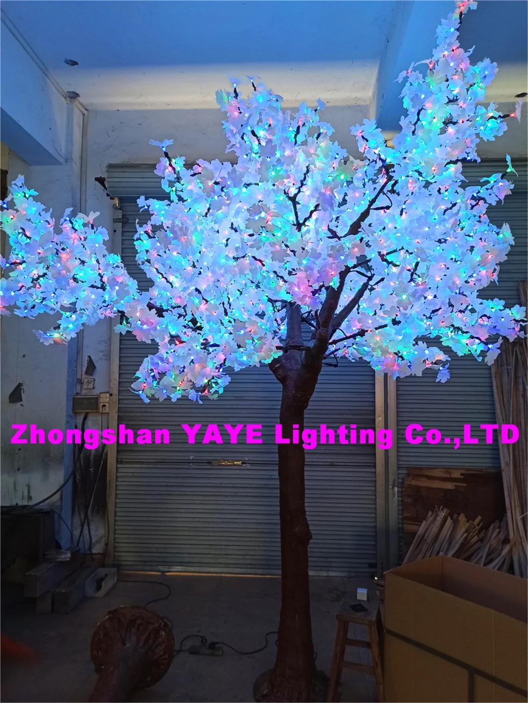 Yaye Hot Sell Outdoor LED Maple Tree Light / Pink LED Maple Tree /Lighted Maple LED Light