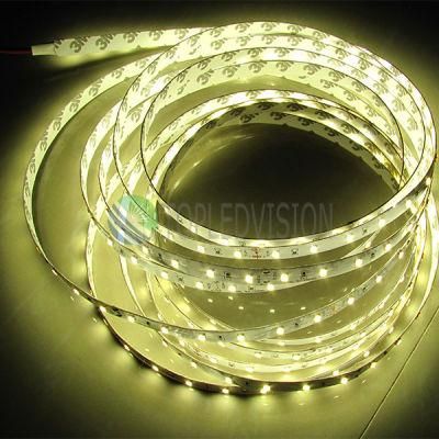 High CRI 60LEDs/M SMD2835 Flexible LED Strip Light 12V, 24V with High Lumen 22-28lm