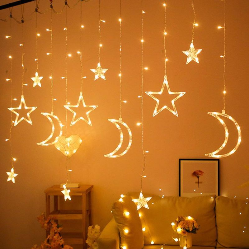 Outside Commercial Unique Snow Falling Flashing LED Holiday String Lights Decorative Light