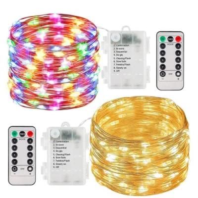 Christmas Decoration Lights, Remote Control Waterproof Battery Power Supply