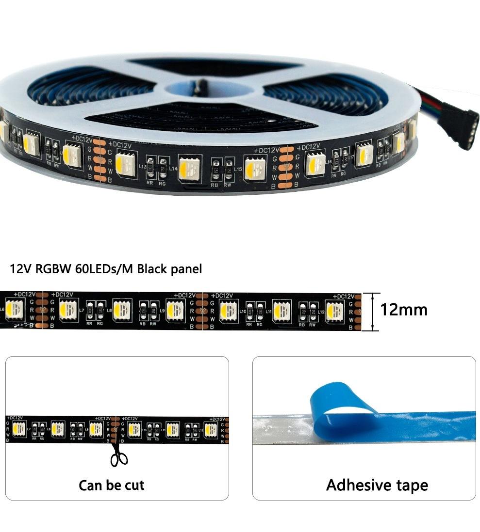 DC12V 5m LED Strip 5050 RGB, RGBW, Rgbww 60LEDs/M Flexible Strip