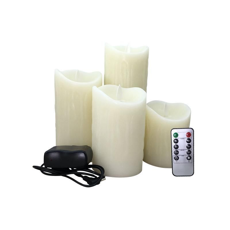 Hot Selling Safety Flameless Rechargeable Electric Tea Light LED Candle