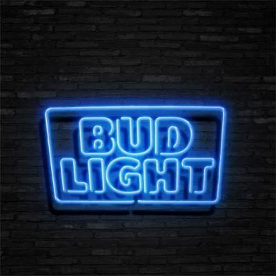 Custom Made Advertising Signage Bud Light LED Neon Sign Logo Letters