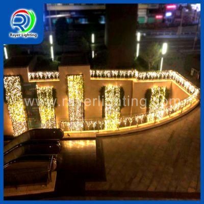 216LEDs LED Icicle Decorative Lighting Warm White String Christmas Decorations