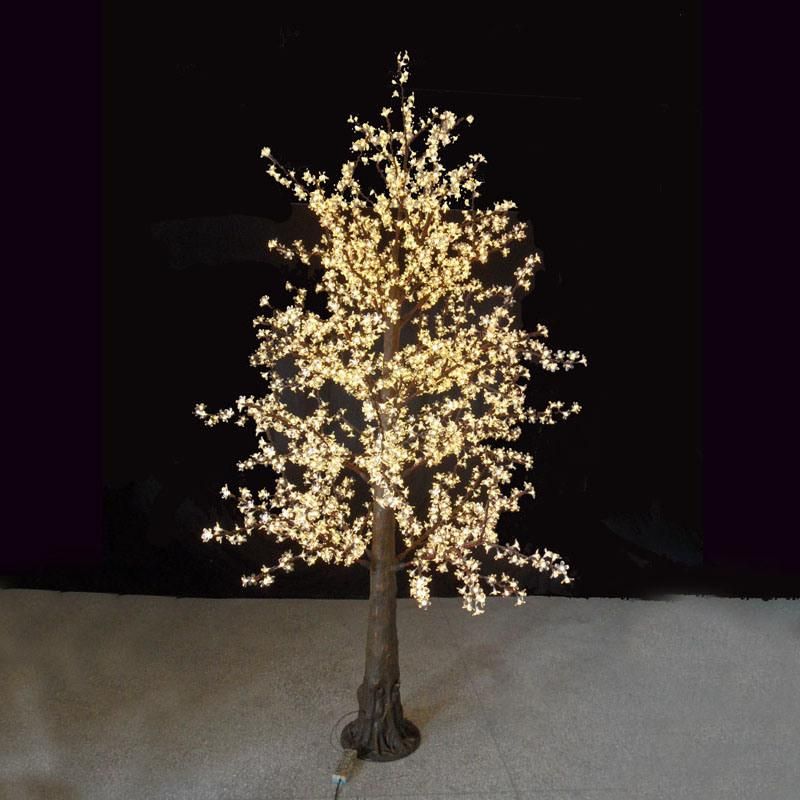 Yaye 18 Hot Sell Ce & RoHS Outdoor/Indoor IP65 LED Cherry Blossom Tree/ LED Maple Tree / LED Willow Tree & LED Coconut Palm Tree Light with Warranty 2 Years