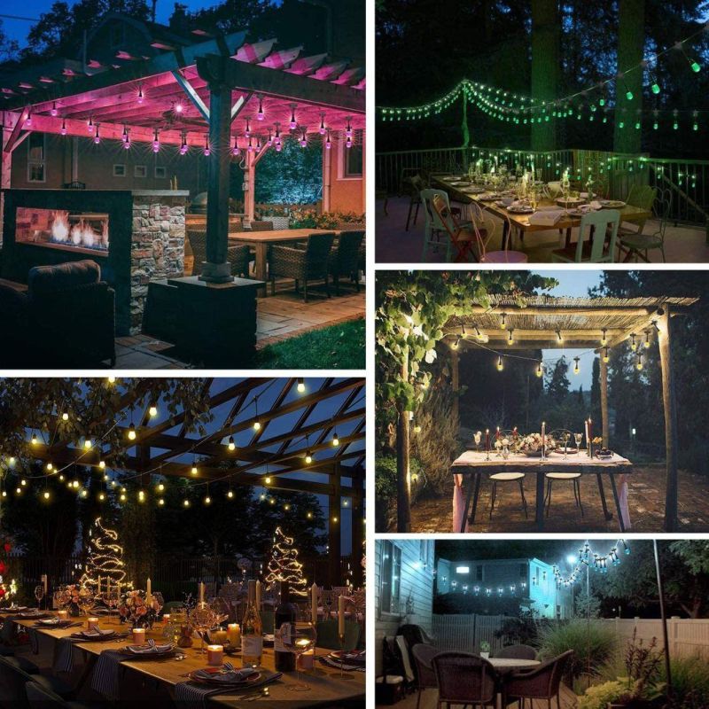 Garden Patio Outside String Lights, Outdoor Fairy Light, Great Terrace Patio Christmas Festoon Lights