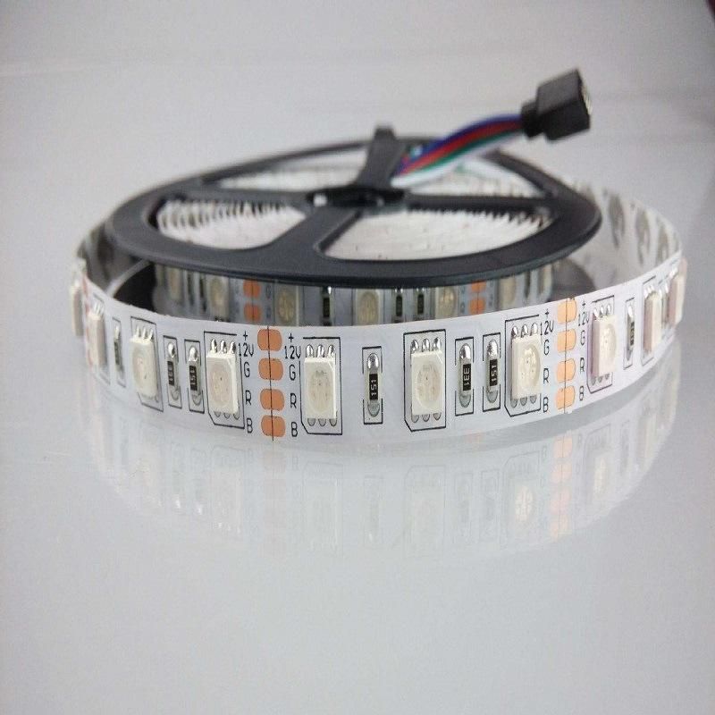 China Hot Sale Ultra Thin12V/24V 72LEDs/Meter 5050 RGB LED Strip