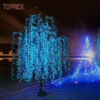 Party Decorations Supplies Artificial Lighted Weeping Willow Tree