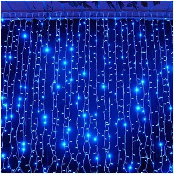 Warm White Backyard Indoor and Outdoor Decoration LED Curtain Lights