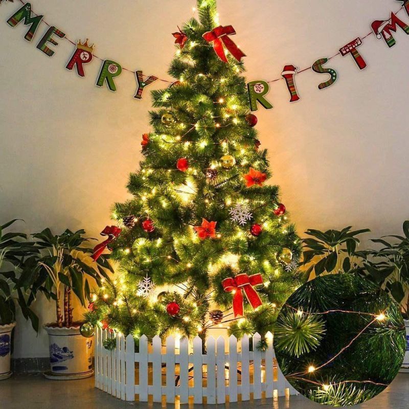 LED Outdoor Solar String Lights IP44 Christmas Tree Decoration Lights LED Garland Fairy String Light