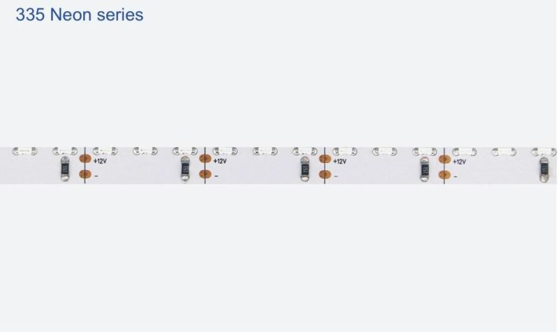 DC12V 9.6W 120LEDs SMD335 Linear LED Flexible Tape Strip