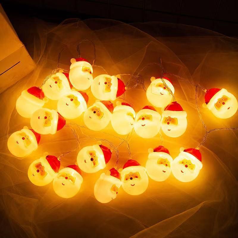 LED Santa Claus Snowman Lights Christmas Lights String Lights Room Decoration Lights Outdoor Christmas Lights