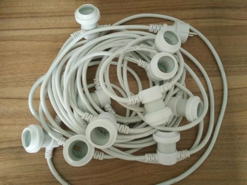 Outdoor IP65 Waterproof E27 Festoon Belt String Light for Decors