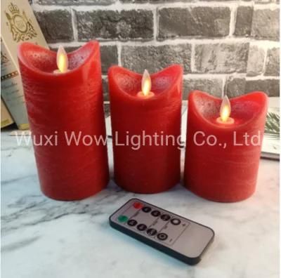 Red Heart-Shaped Pendant Candle Lamp Column Electronic Candle Lamp Romantic Birthday Wedding Decoration Vindicating Props