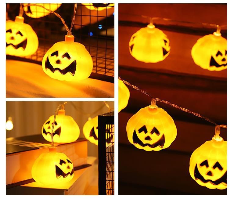 Outdoor Decorative Lamp Pumpkin Shaped Fashion Battery Lamp String
