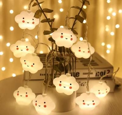 New Hot Outdoor Waterproof Christmas Decorations Solar Clouds Light String