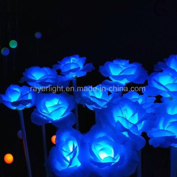 LED Rose Flower Lights Christmas Lawn Lighting Decorations