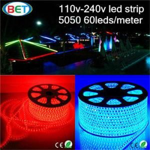 Color Changing RGB Dimmable LED Strip 120LED/M 110V 220V