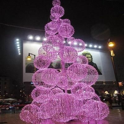 2019 Red LED Acrylic Christmas Tree Decoration Light