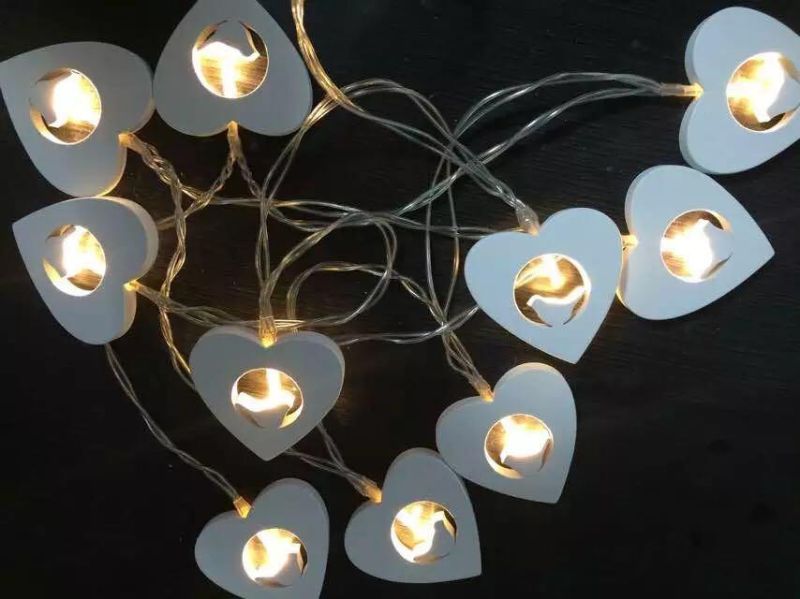 New LED String Light with Heart Cover, Christmas Light