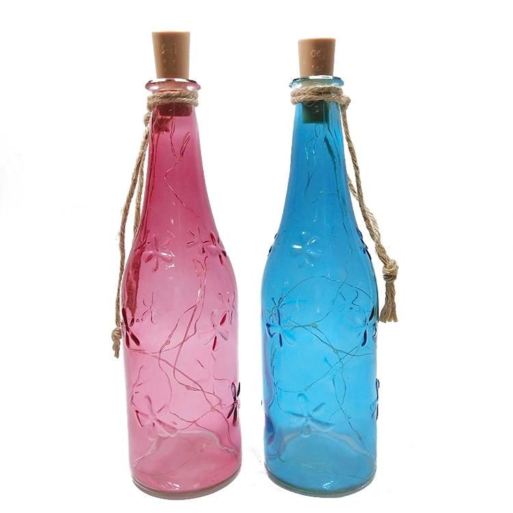 Christmas Gift Glass Bottle Light String Decoration Lamp LED Copper Wire Light Bottle