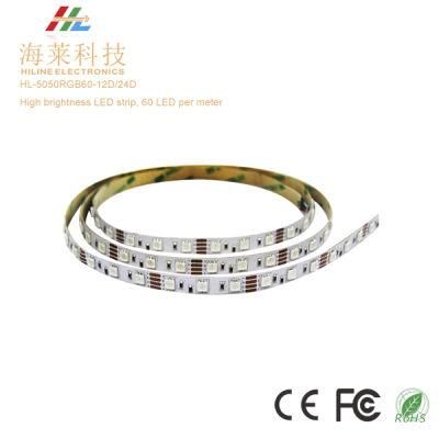 SMD5050 RGB LED Flexible Strip 60 LED Per Meter