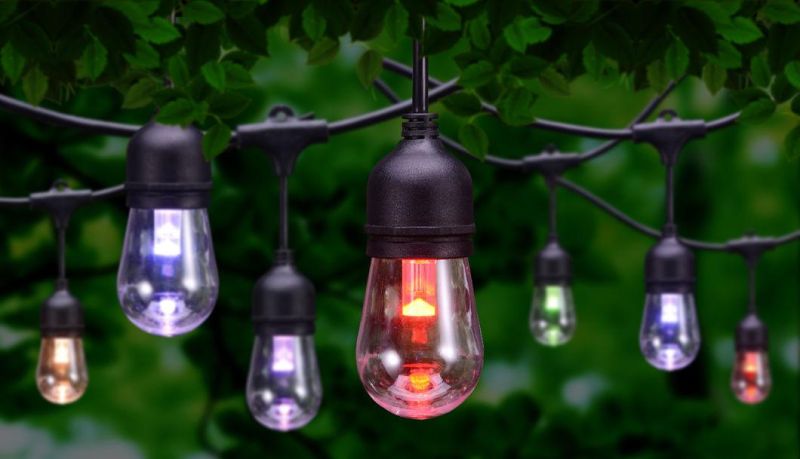Outdoor String Lights for Cafe Wedding Party Garland Lights