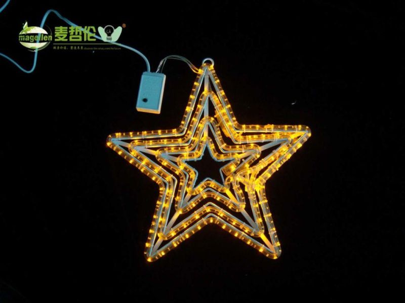Snowflakes LED Fairy String Light Snow Flake Rope Motif Indoor/Outdoor for Christmas