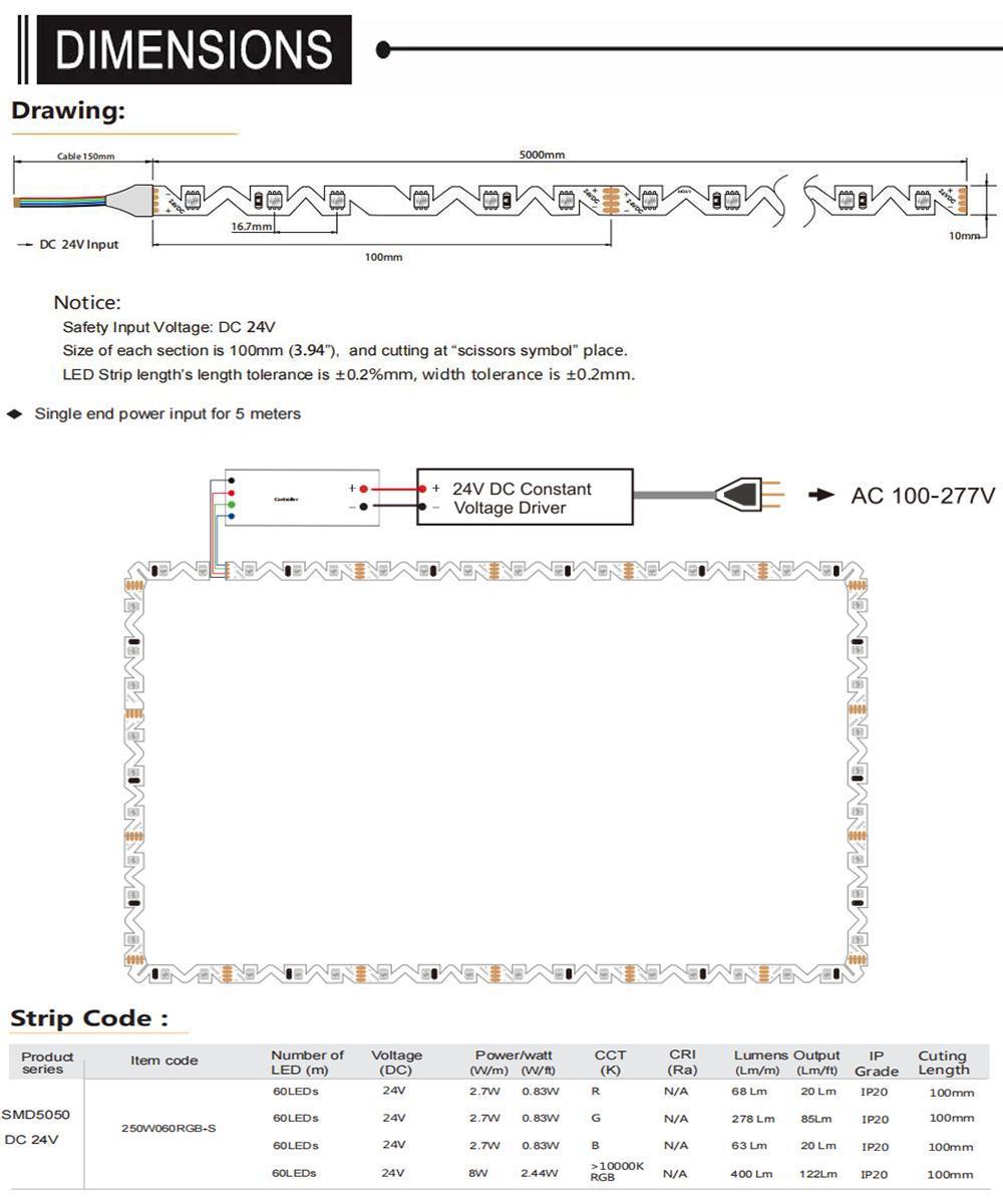 CE RoHS Listed DC 12V Multi Bend Flexible LED Strip for Custom S Shape Lighting RGB