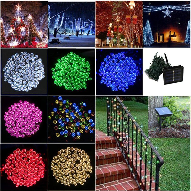 Factory Hot Sale 8 Function Mode LED Solar String Fairy Light for Garden Decoration