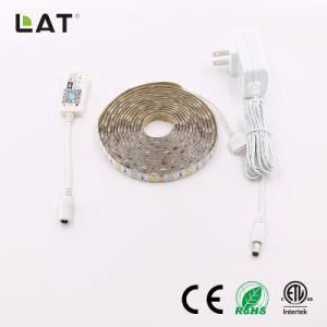 Smart WiFi Tuya High Brightness SMD 5050 Rgbww 3m 30/60/120LEDs DC24V Flexible ETL Ce UL LED Strip/Tape Work with Echo Enable Alexa Voice LED