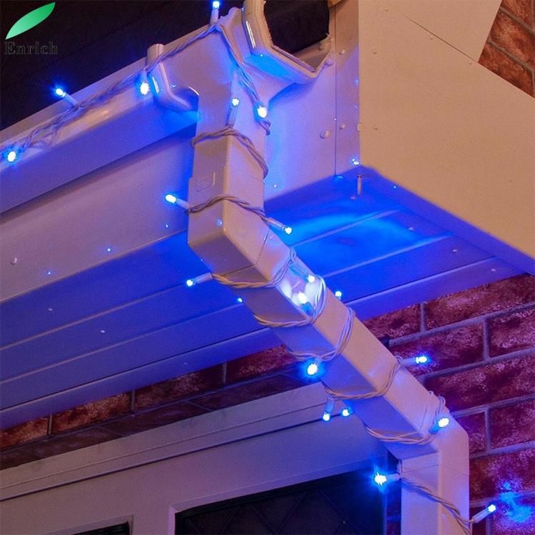 Waterproof LED String Rubber Wire Christmas Light for Birthday Wedding Party Bedroom Patio
