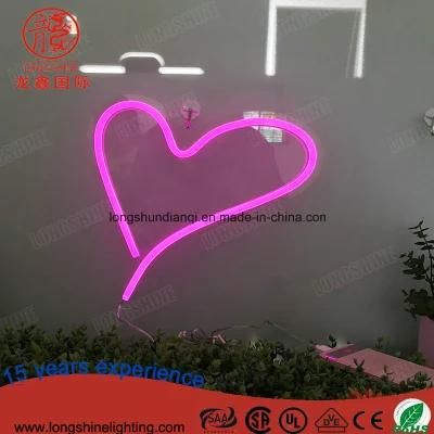 New Design Romantic Heart/Star/Unicorn Neon Sign for Home