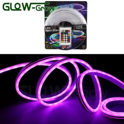 CE Approval Christmas Use 5050 48LEDs/M LED RGB Neon Rope Light