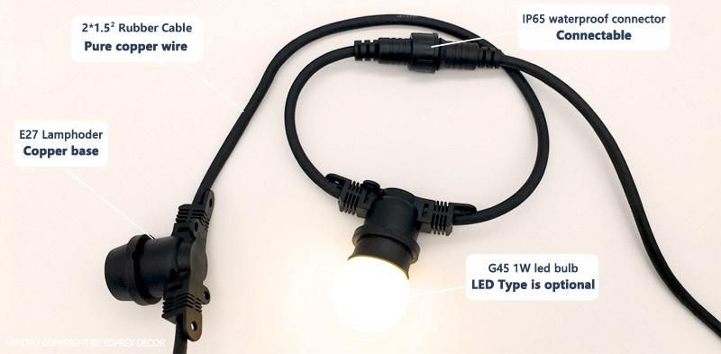 Holiday Lighting Corporate Gift LED Festoon Light Chain