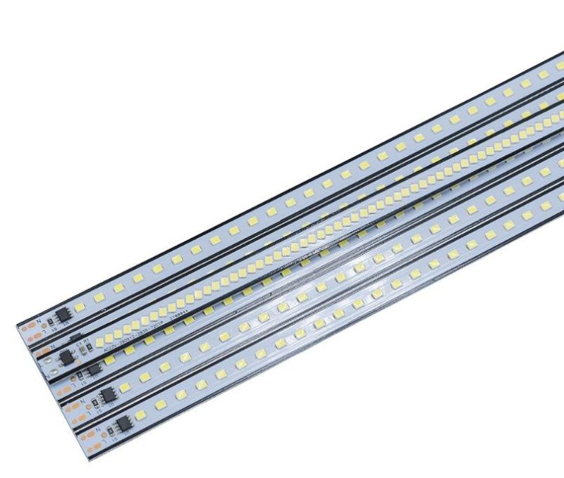 LED Rigid Bar Lights 220V Rigid Strip Lights 2835 SMD White/Warm White LED Cabinet Light
