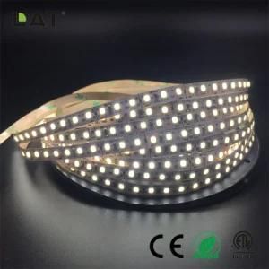 High Brightness DC12V 24V IP20 IP65 SMD2835 Ww Cw 1m 120LEDs Flexible LED Strip Tape Ce ETL UL