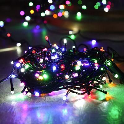 Hot Selling Outdoor Holiday Party Lighting 10m 20m 30m 50m Indoor String PVC Christmas LED Decoration Lights