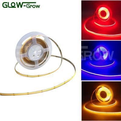 10 Watt Per Meter Ra&gt;90 Red Color 24V Flexible COB Strip Light