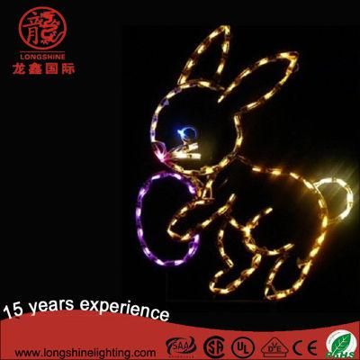 LED Easter Bunny Lights Motif Light for Decoration
