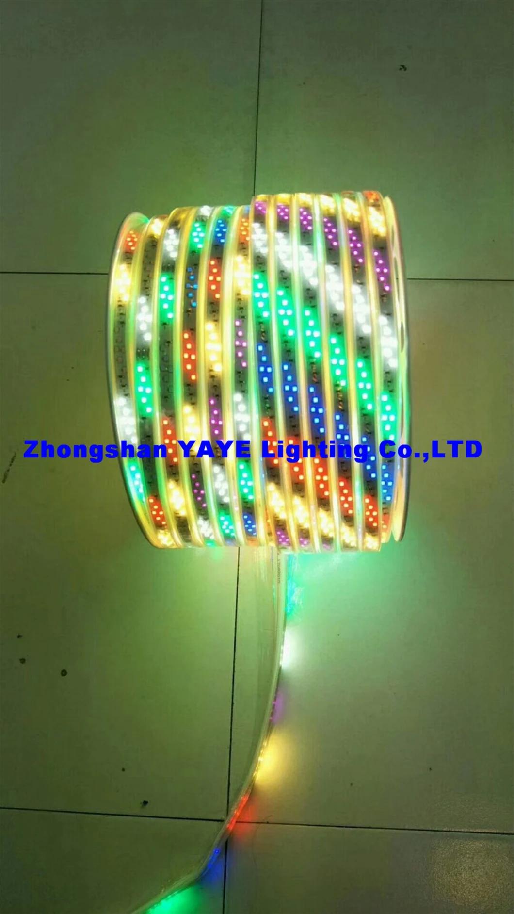 Yaye 18 Hot Sell 12V/220V SMD2835 RGB Waterproof IP68 LED Strip Light / SMD LED Strip Light /LED Decorative Light with 2 Years Warranty