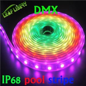 DMX LED Stripes LED Strip SMD 5050 Waterproof IP68 LED DMX Pixel Strip RGB