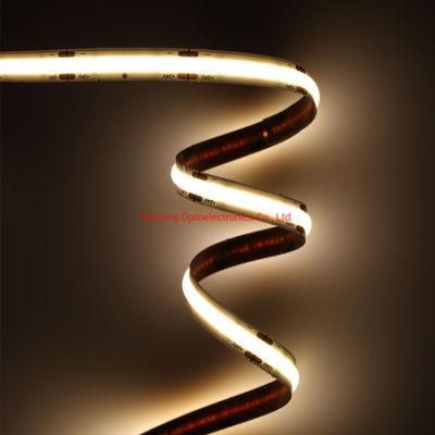 Seamless Light Output DC24V 10W Tunable White CRI90 Flexible LED COB Light Strip