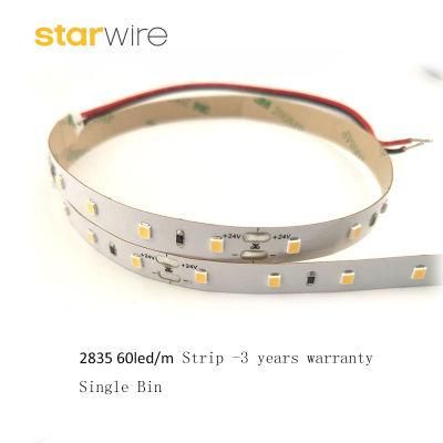 Factory Prcie 3 Years Warranty Flexible/Rigid 60LED/M SMD2835 LED Strip Light for Hotel Office