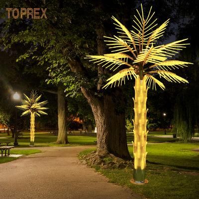 Decoration Lights Quality Artificial Outdoor Metal Palm Trees for Events
