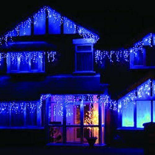 Christmas Decoration Wedding Decotation Holiday Light blue Color LED Icicle Lights