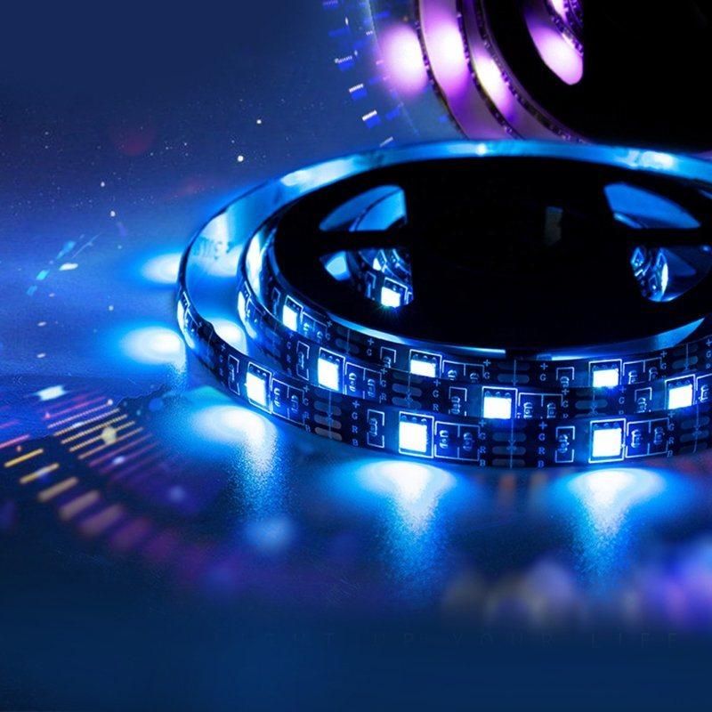 Wholesale 5V 1m 2m 3m 4m 5m Waterproof Bluetooth 5050 RGB TV Backlight Flexible SMD LED Strip Lights with Smart APP for Party Christmas Tree Decoration