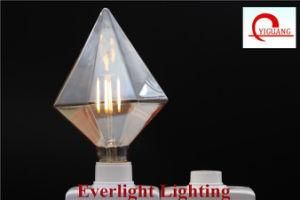 Gold Sharp Diamond LED Filament Bulb