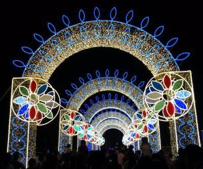 New Outdoor Holiday Decoration Color Changing Arch LED Motif Light