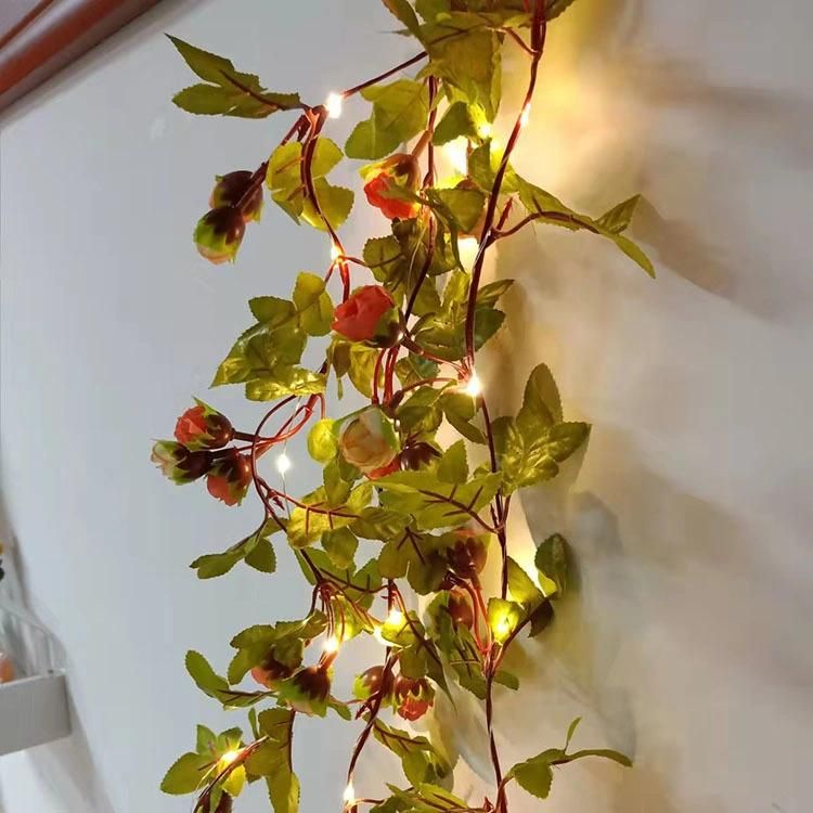 Artificial IVY Garland with 10m 100 LED String Lights